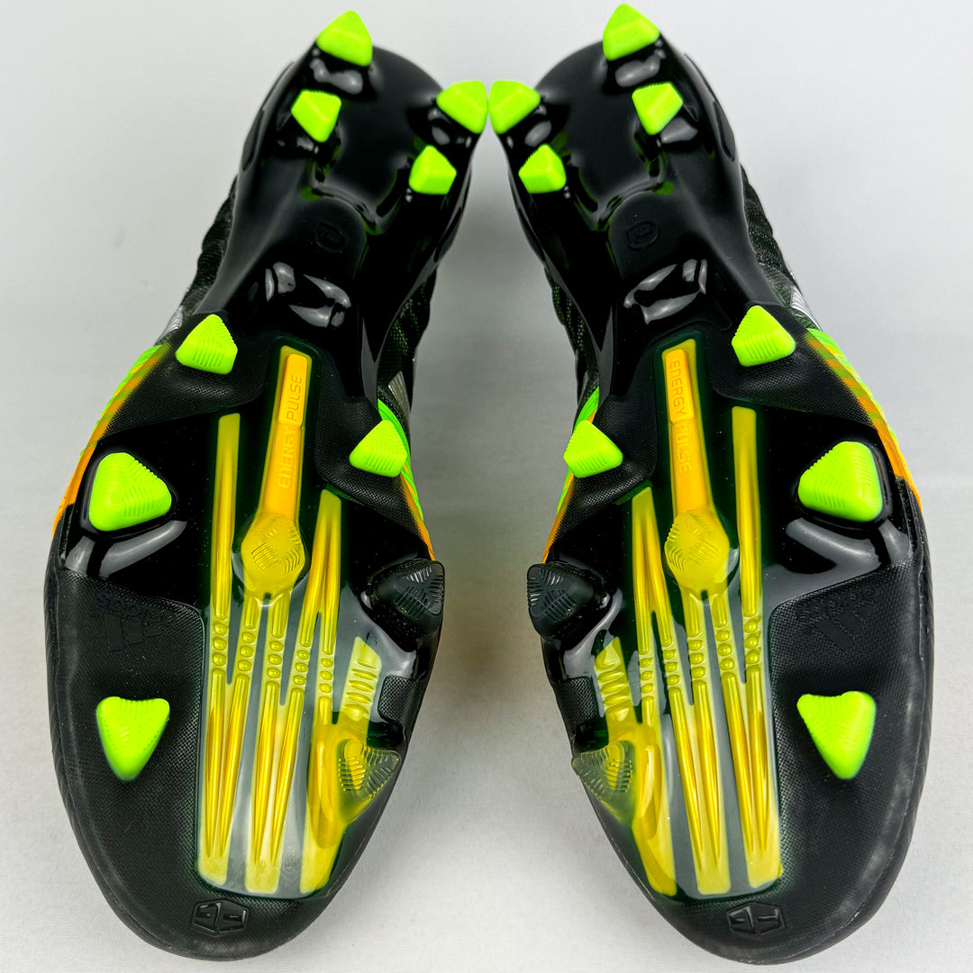 Adidas Nitrocharge 1.0 FG - Black/Metallic Silver/Solar Gold/Green *In Box*