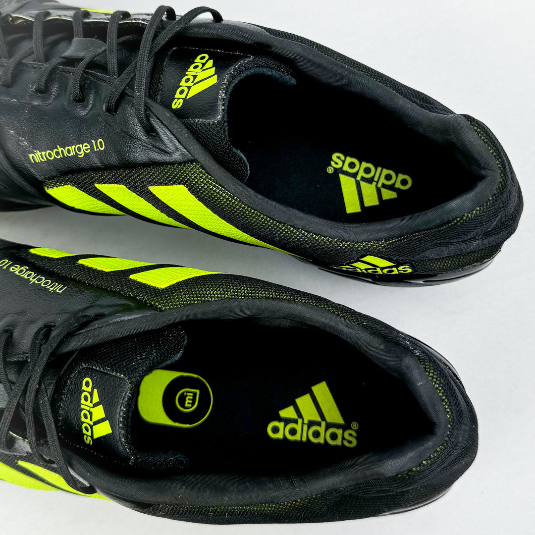 Adidas Nitrocharge 1.0 FG - Core Black/Slime *Pre-Owned*