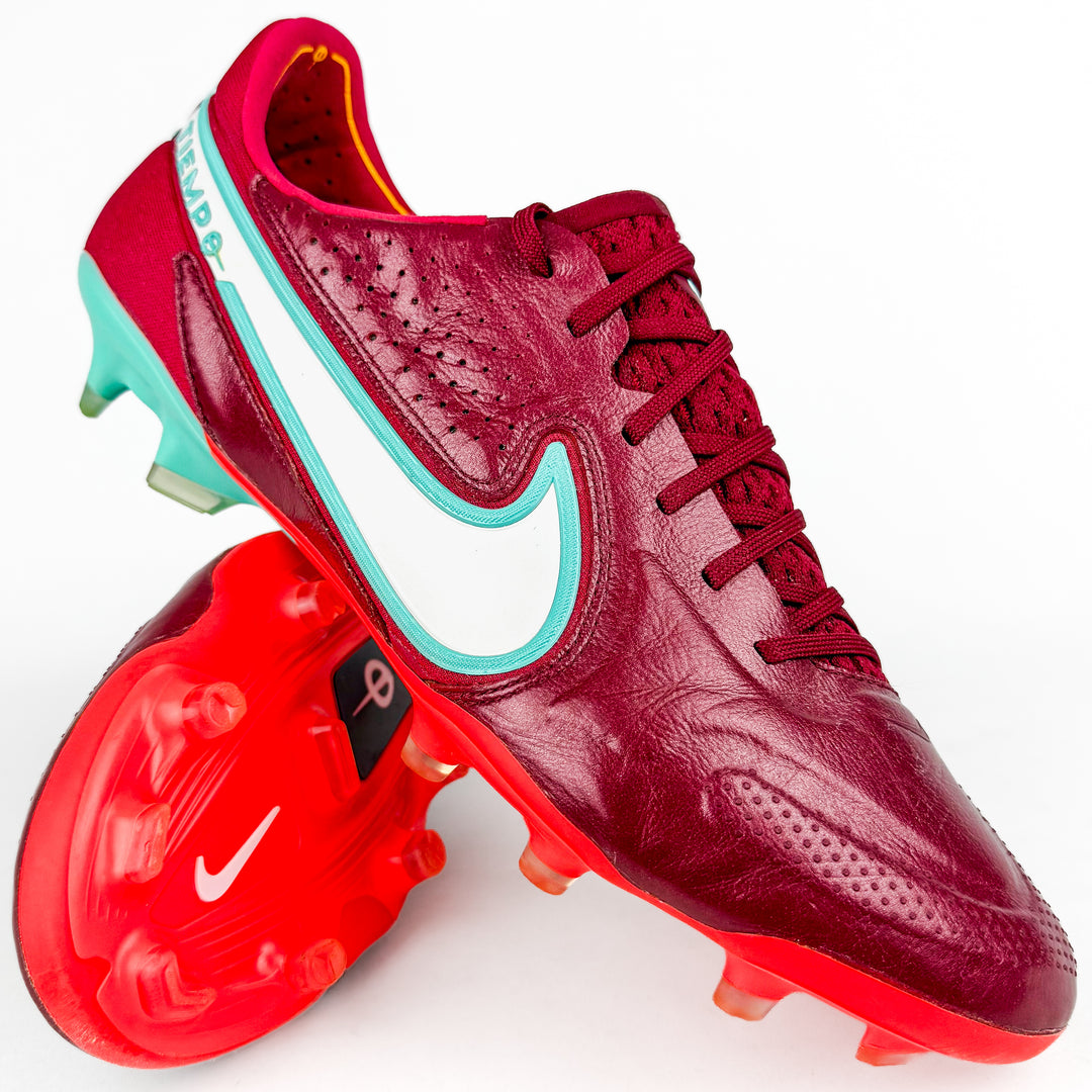Nike Tiempo Legend 9 Elite FG - Team Red/Mystic Hibiscus/Bright Crimson/White *Pre-Owned*