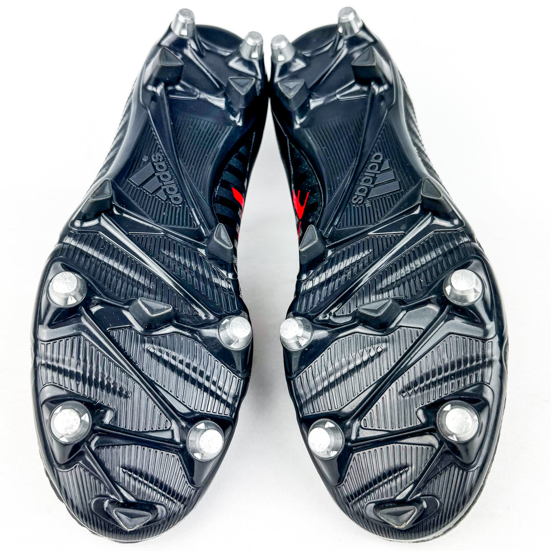 Adidas Malice SG - Black/Light Brown/Hi-Res Red/Talc *Pre-Owned*