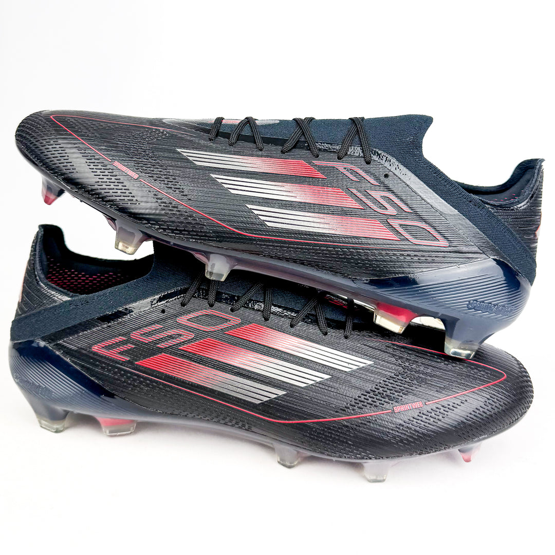 Adidas F50 Elite FG - Black/Iron Metallic/Lucid Red *Rodrygo Custom*