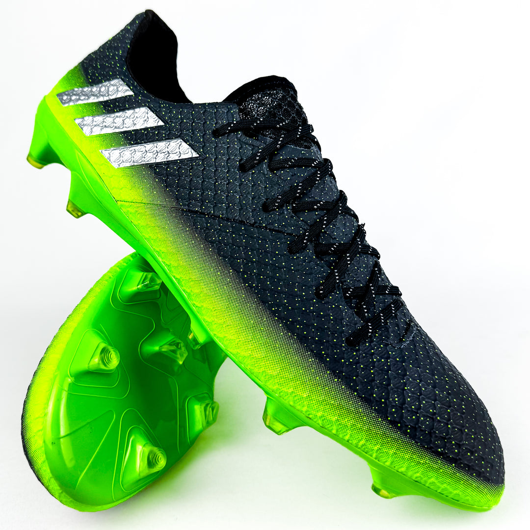 Adidas Messi 16.1 FG - Dark Grey/Metallic Silver/Solar Green *In Box*