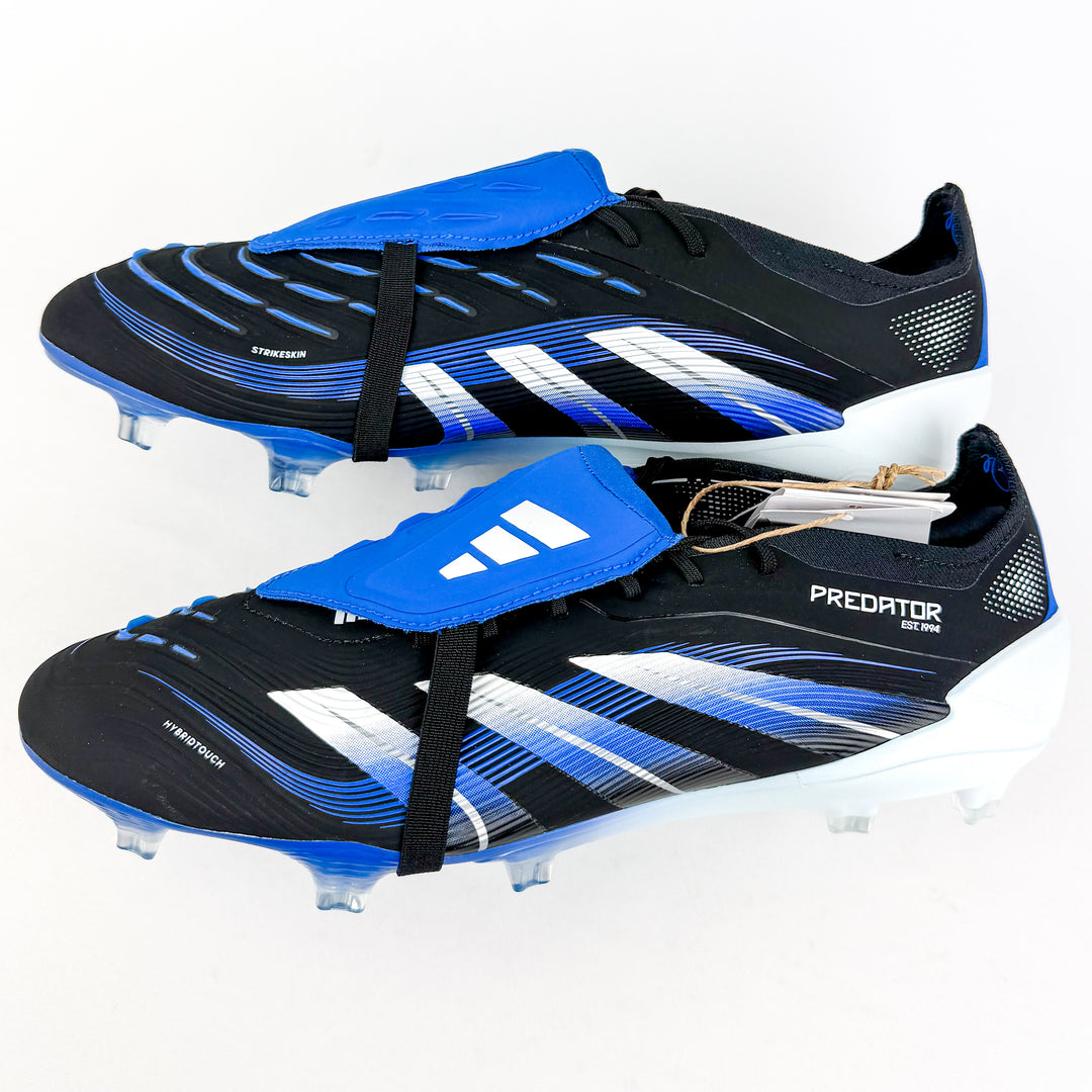 Adidas Predator Elite Tongue FT FG x Bellingham - Core Black/Glory Blue/White *In Box*