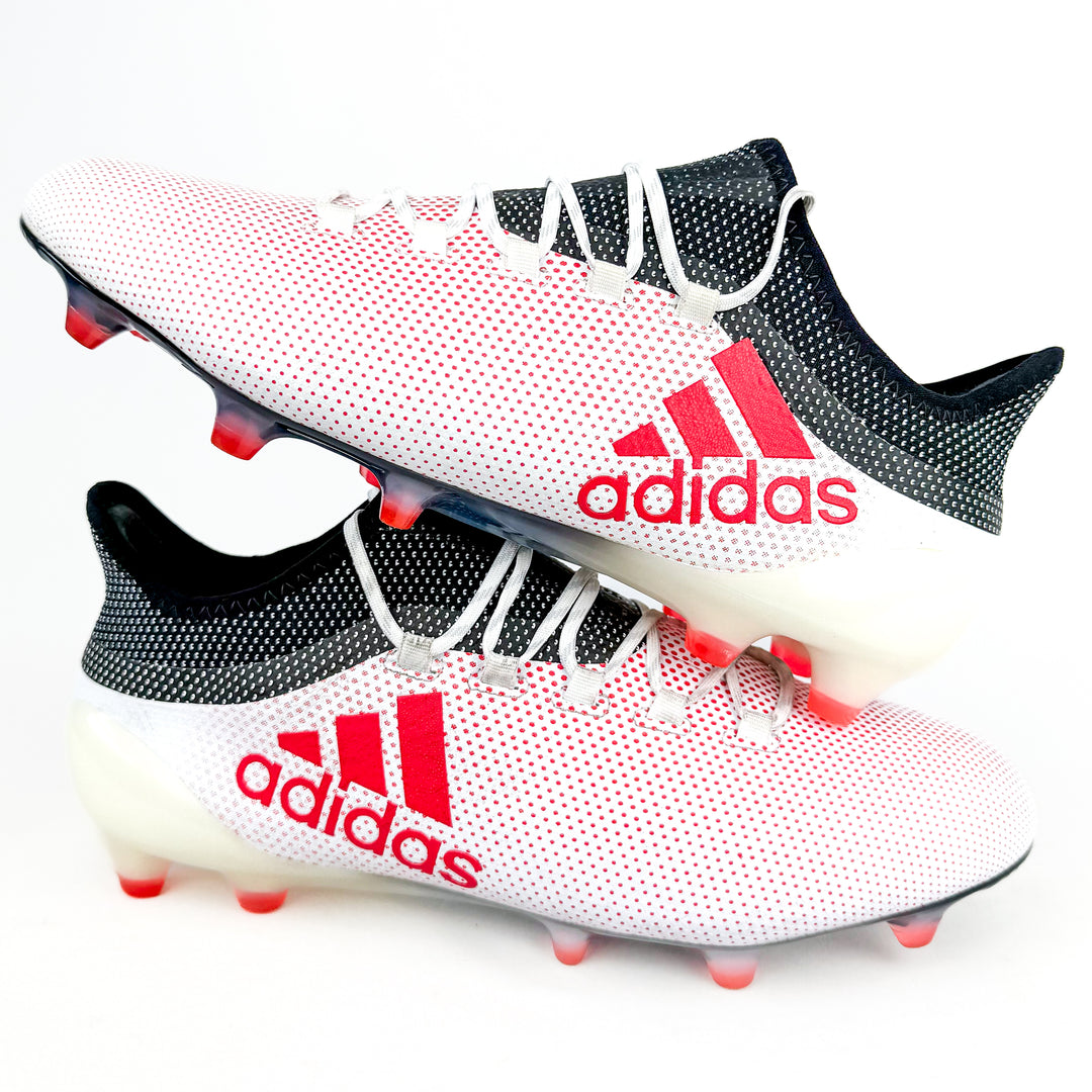 Adidas X 17.1 FG - White/Real Coral/Core Black *Wore Once*