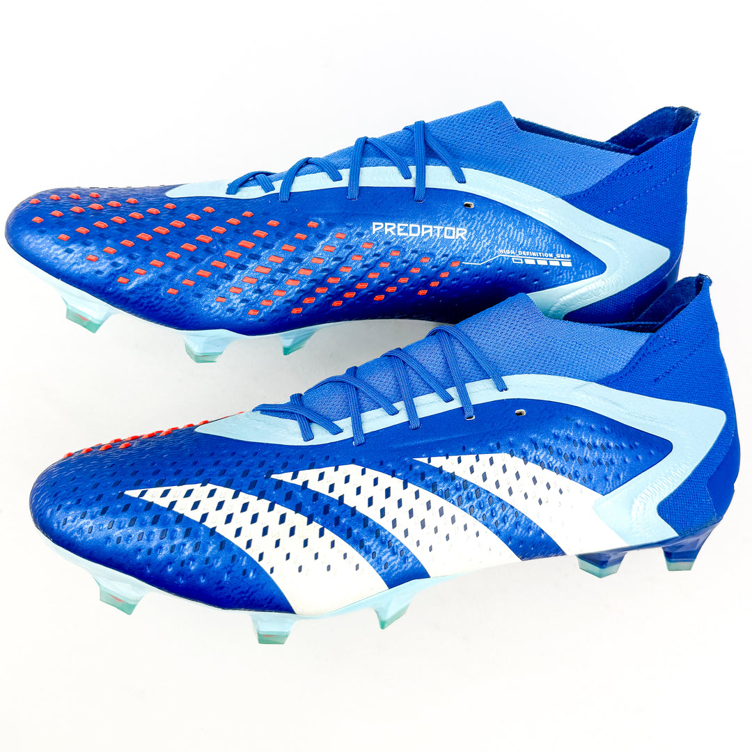 Adidas Predator Accuracy .1 FG - Bright Royal Blue/White/Blue Bliss/Infrared *Wore Once*