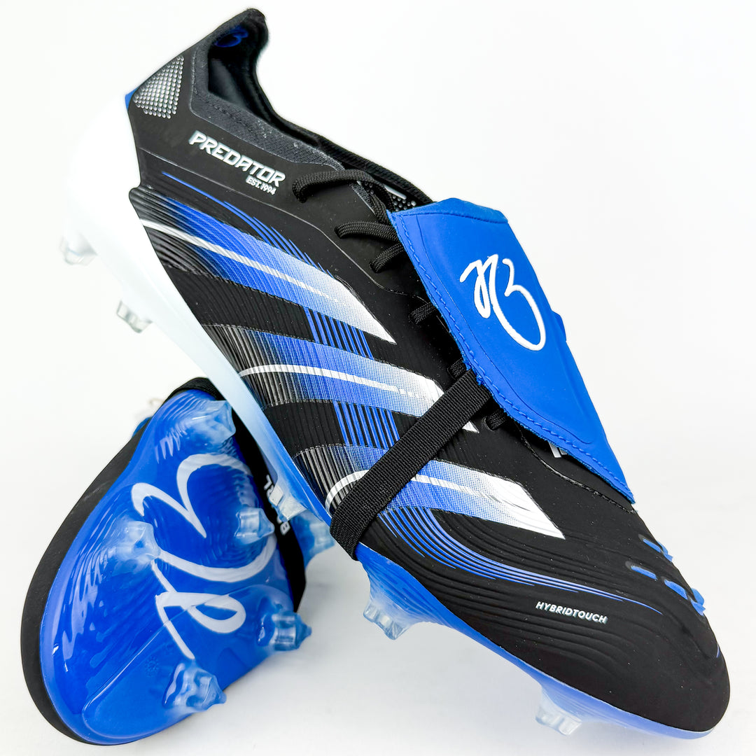 Adidas Predator Elite Tongue FT FG x Bellingham - Core Black/Glory Blue/White *In Box*