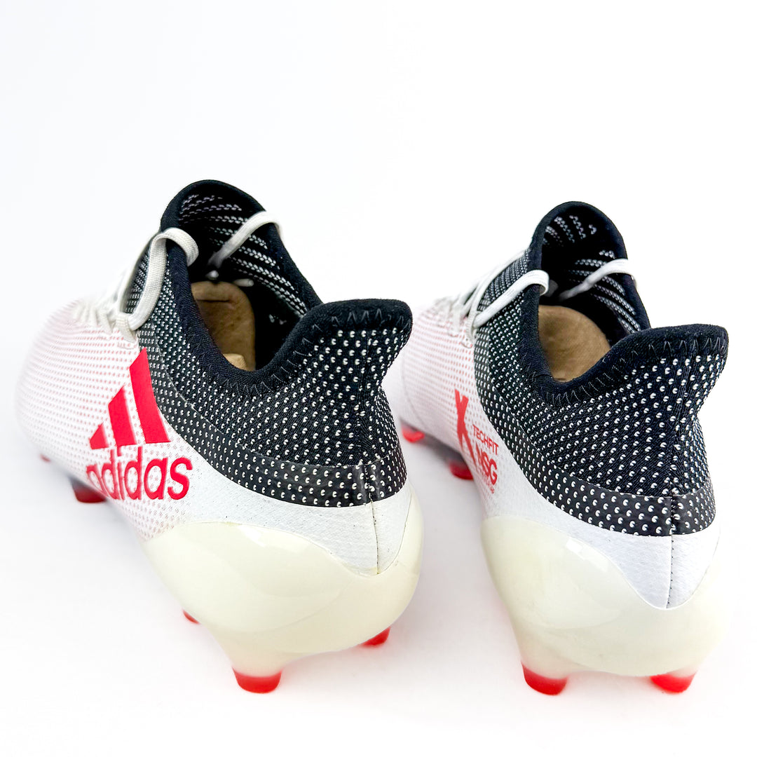 Adidas X 17.1 FG - White/Real Coral/Core Black *Wore Once*
