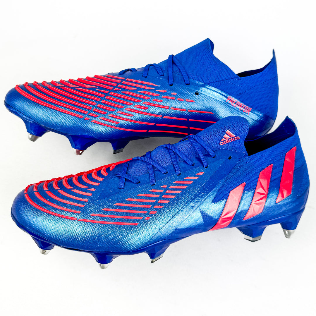 Adidas Predator Edge .1 Low SG - Hi-Res Blue/Turbo *Pre-Owned*