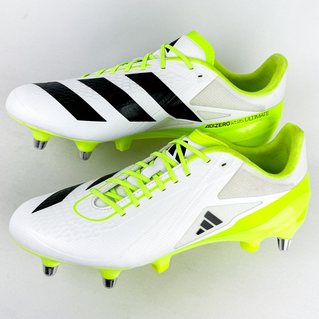 Adidas Adizero RS15 Ultimate SG - White/Core Black/Lucid Lemon *Brand New*