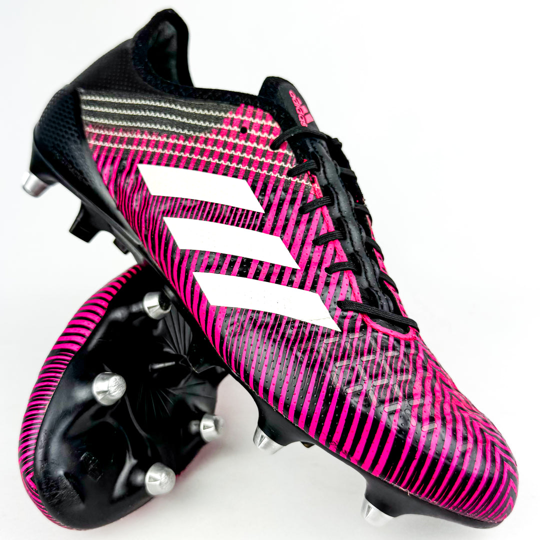 Adidas Predator Malice Control SG - Core Black/Shock Pink/White *Pre-Owned*