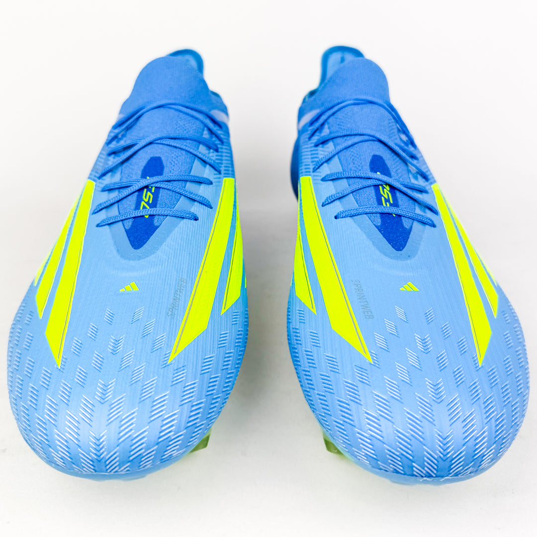 Adidas F50 Elite FG - Lucid Ray Blue/Team Solar Yellow/Lucid Aquamarine *Laced Mod*
