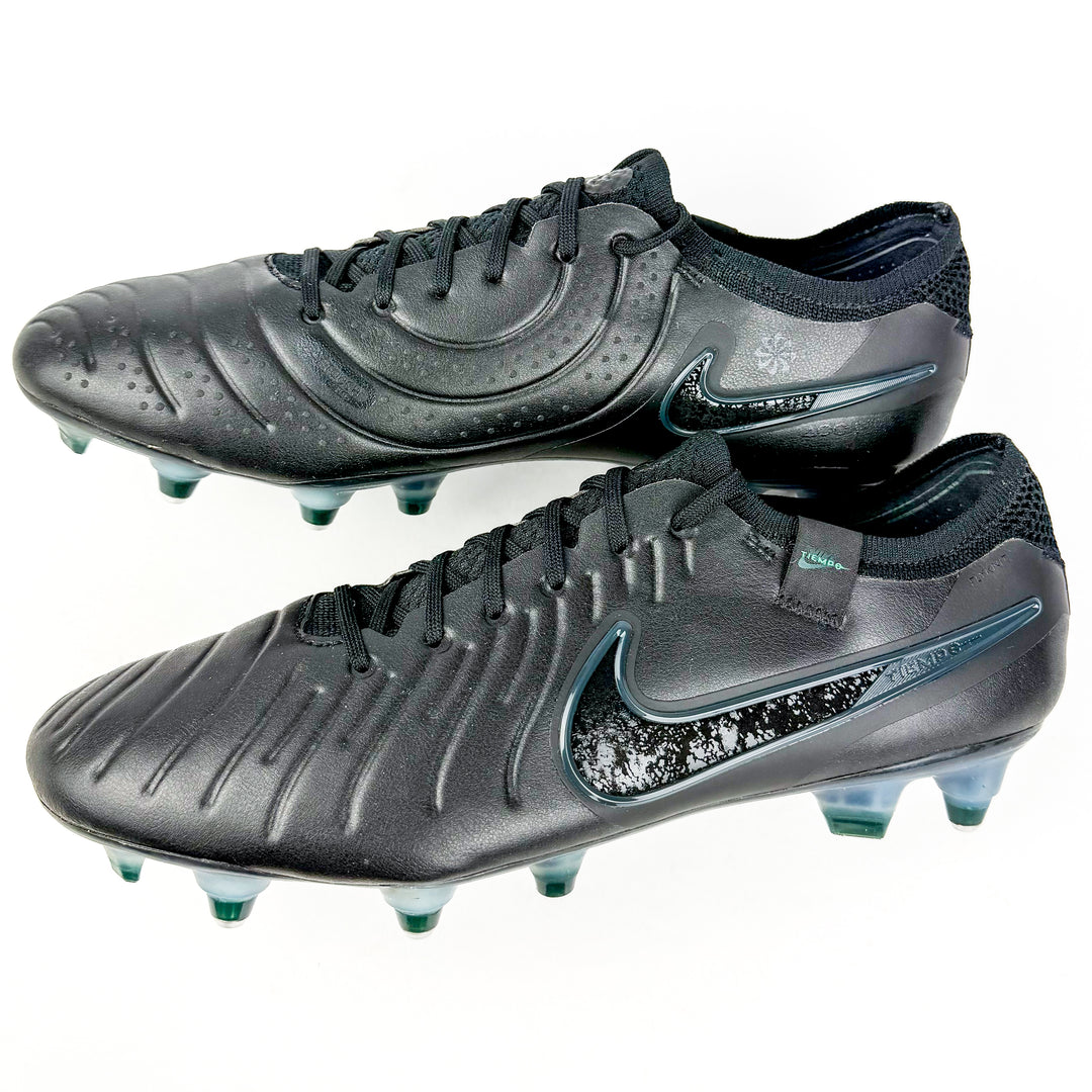 Nike Tiempo Legend 10 Elite AC SG-Pro  - Black/Deep Jungle *Wore Once*