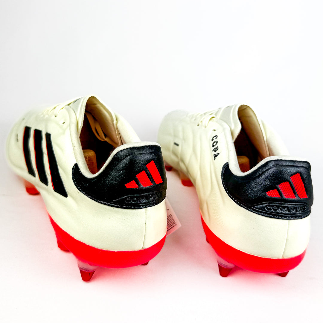 Adidas Copa Pure II .1 SG - Ivory/Core Black/Solar Red *Brand New*