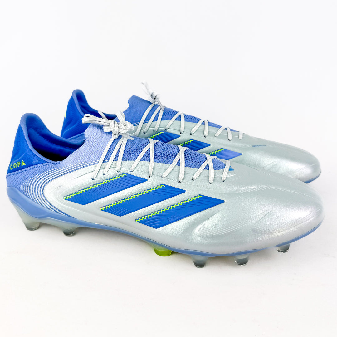 Adidas Copa Pure III Elite FG - Halo Blue/Blue Fusion/Lucid Lemon *Laced Mod*