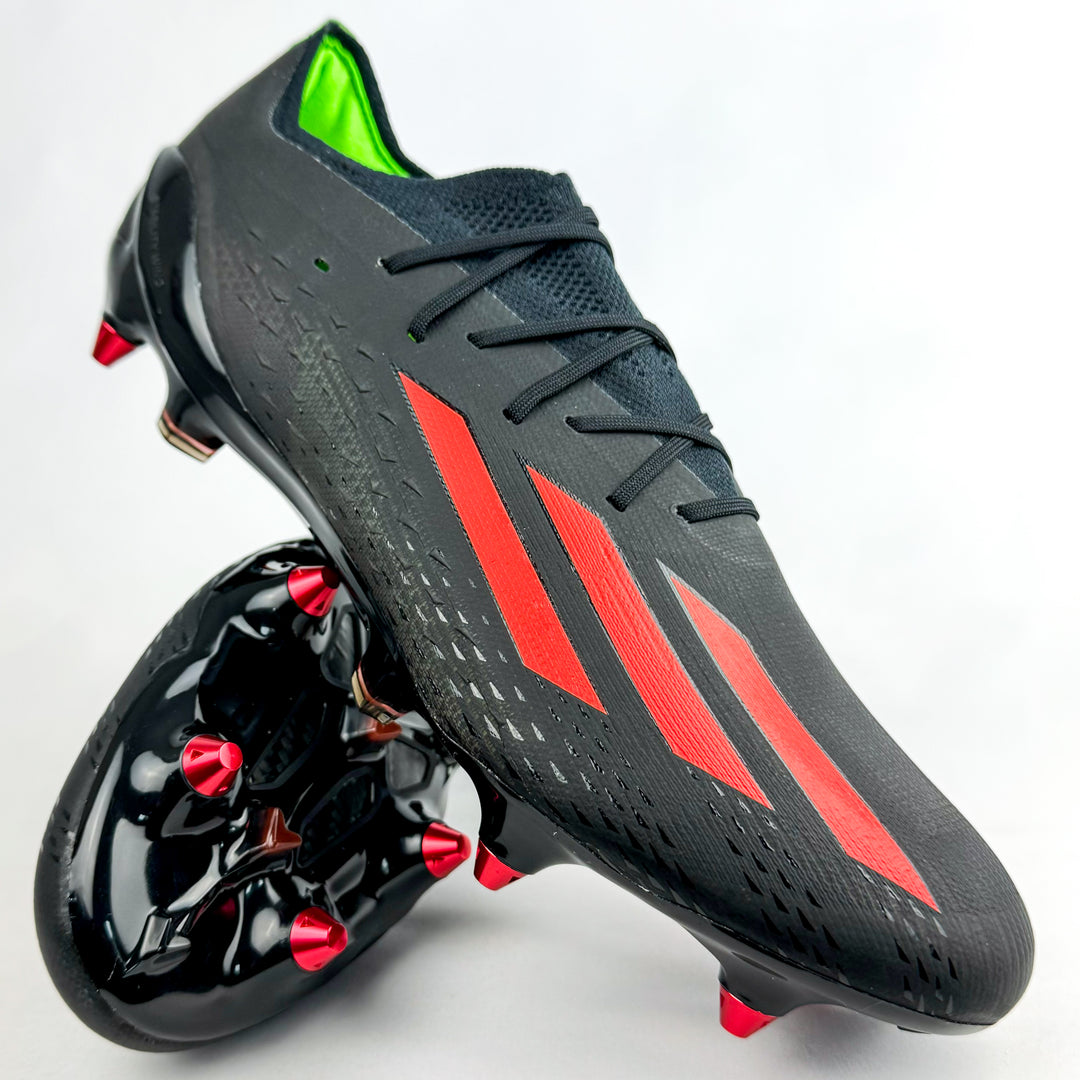 Adidas X Speedportal .1 SG - Core Black/Solar Red/Solar Green *Brand New*