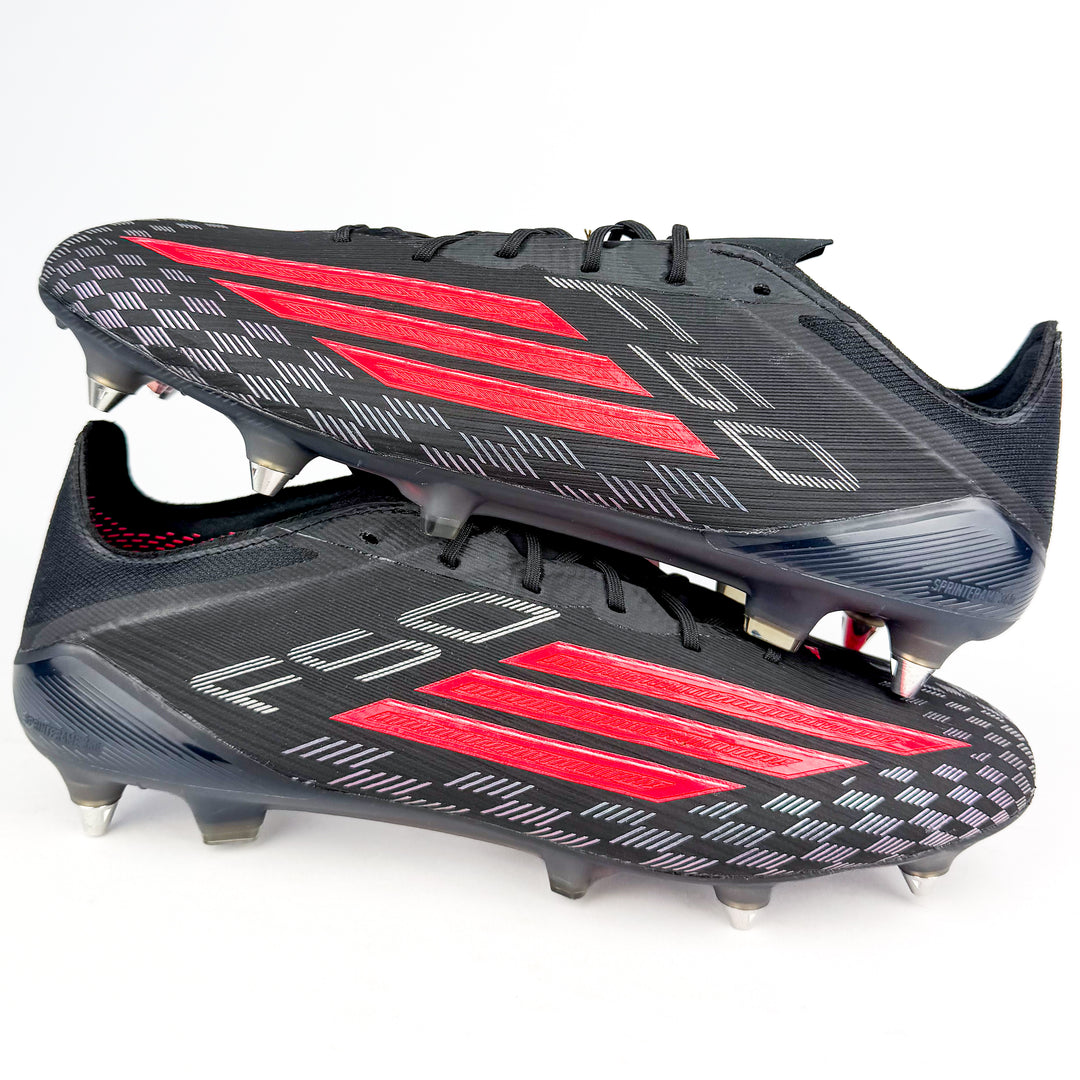Adidas F50 Elite SG - Core Black/Lucid Red/Silver Metallic *In Box*