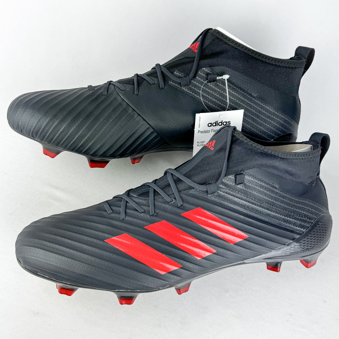 Adidas Predator Flare FG - Black/Light Brown/Hi-Res Red/Talc *In Box*