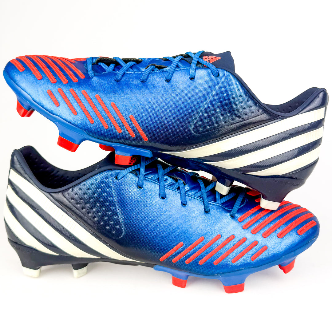 Adidas Predator LZ FG - Blue/White/Infrared *Wore Once*