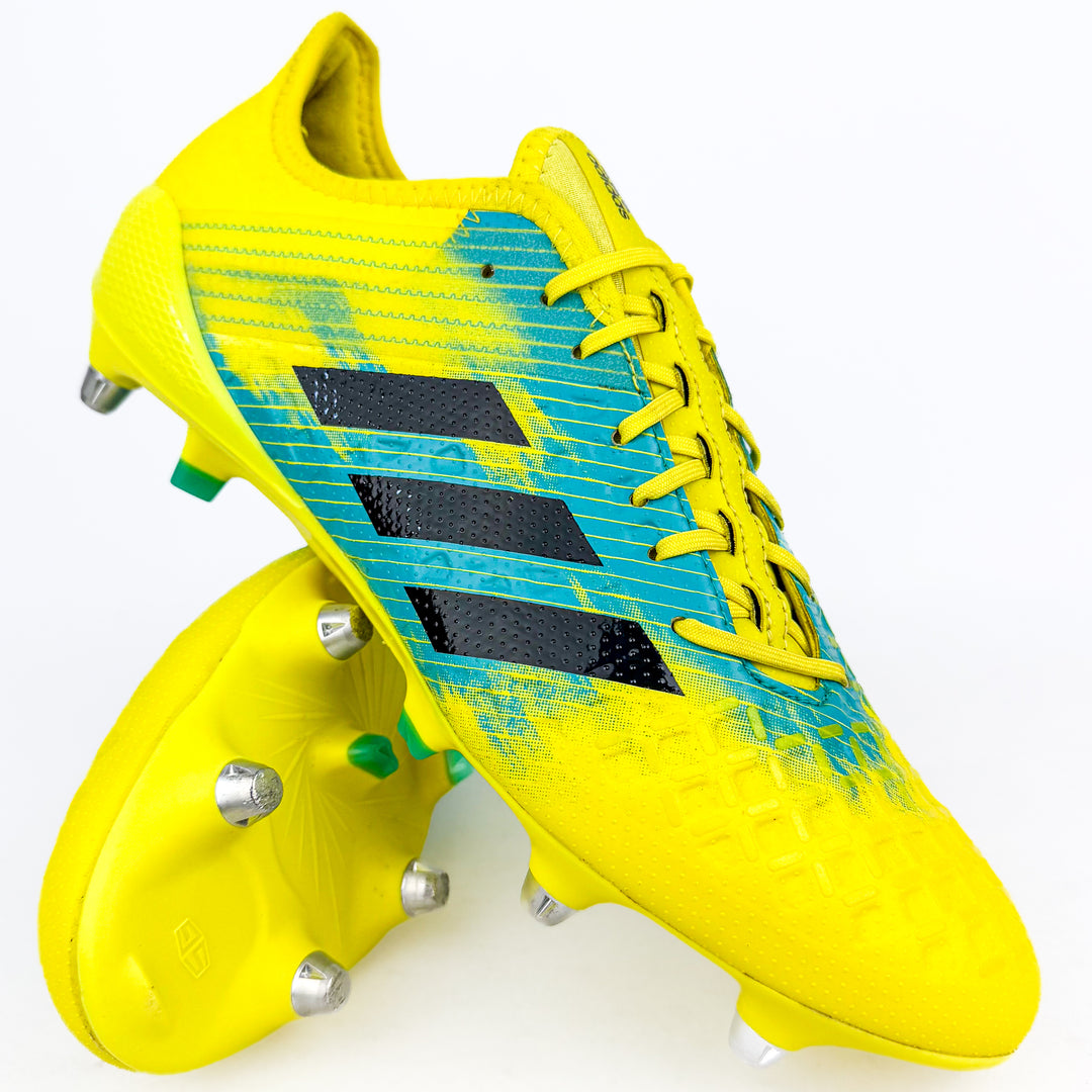 Adidas Predator Malice Control SG - Shock Yellow/Core Black/Hi-Res Aqua *Pre-Owned*