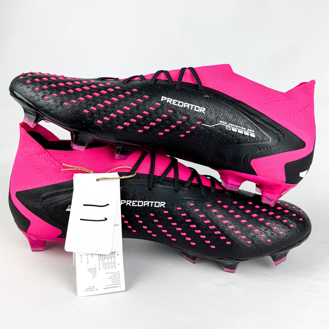 Adidas Predator Accuracy .1 FG - Black/Team Shock Pink/White *Brand New*