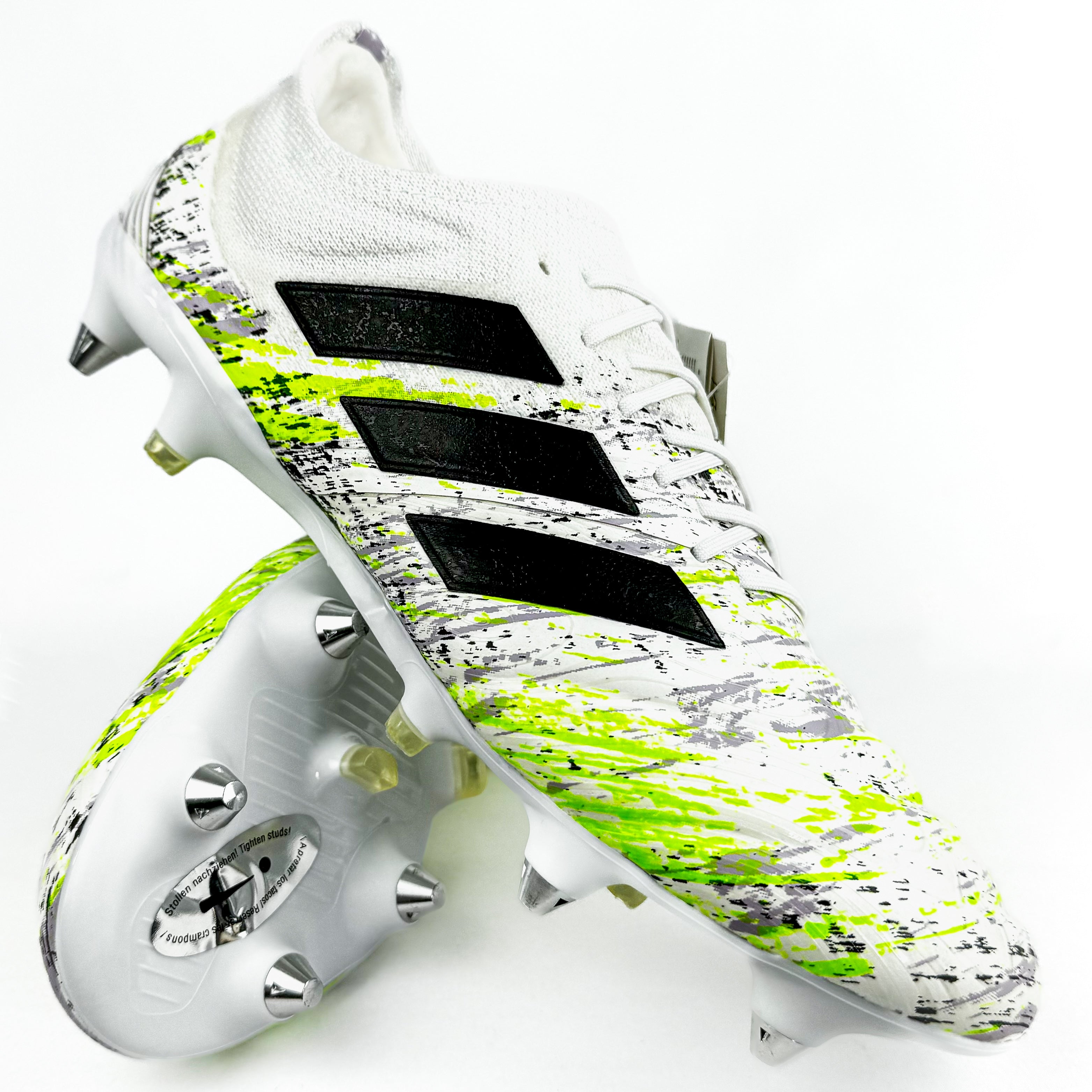 Adidas Copa 20.1 SG - White/Core Black/Signal Green *Brand New* – PM Boots