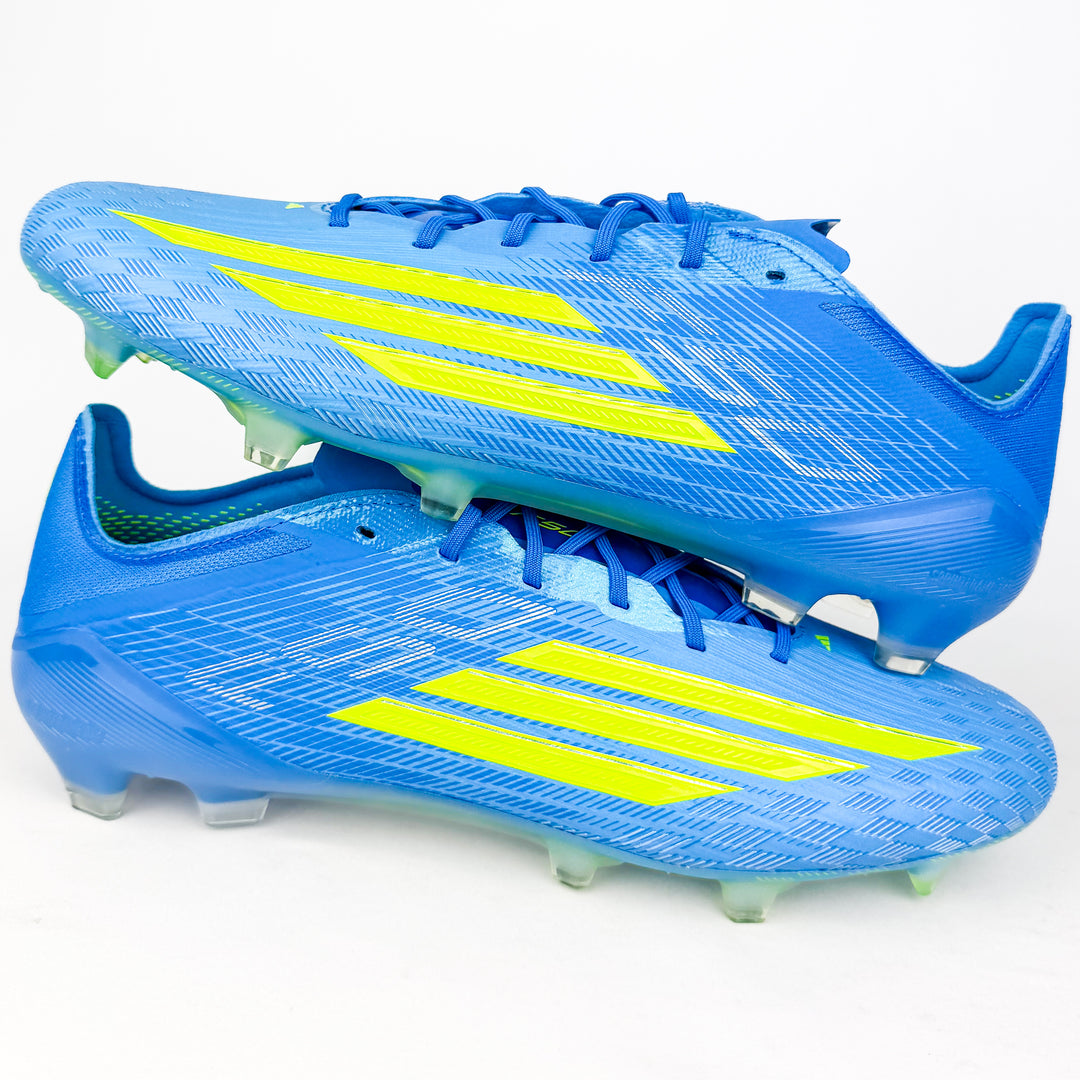 Adidas F50 Elite FG - Lucid Ray Blue/Team Solar Yellow/Lucid Aquamarine *In Box*
