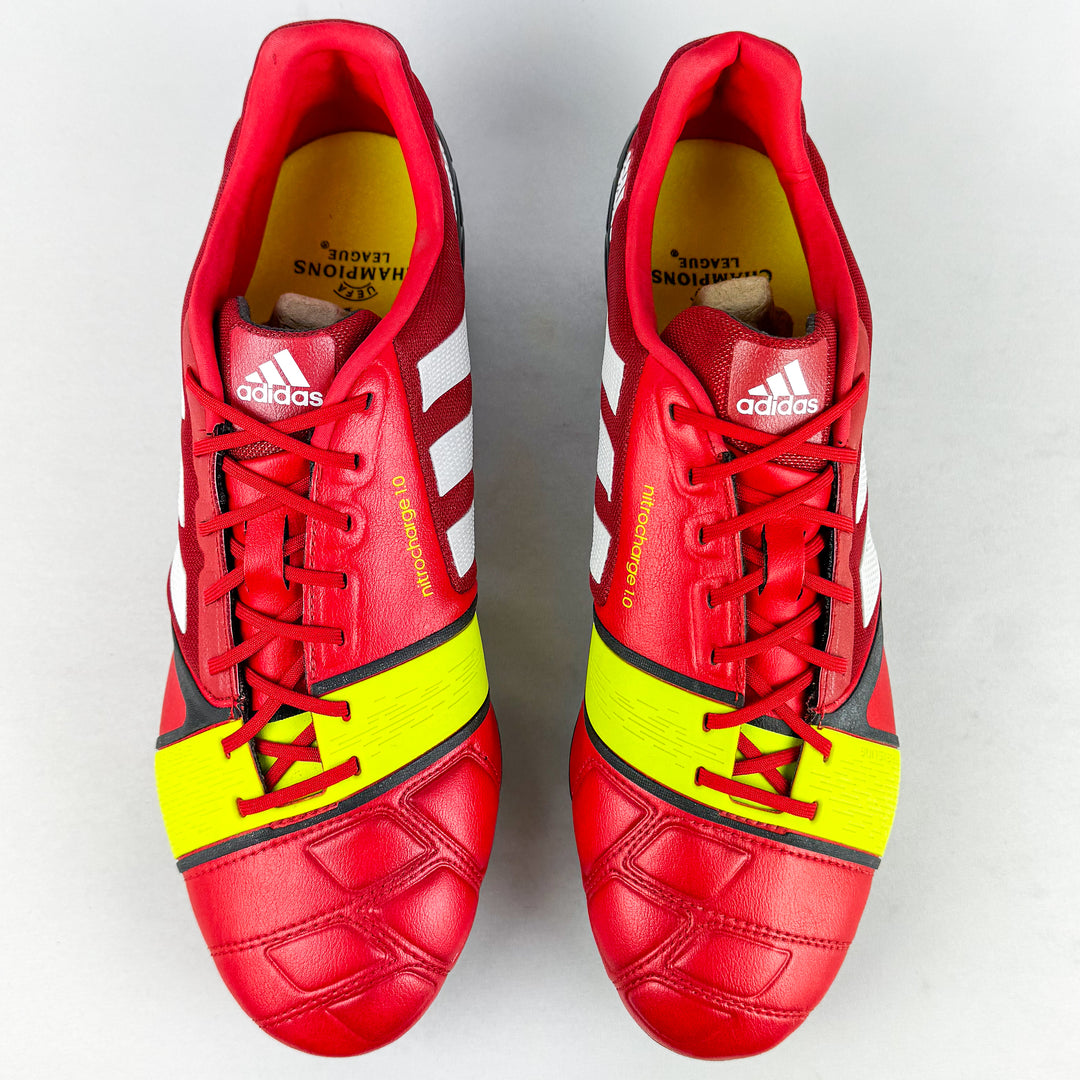 Adidas Nitrocharge 1.0 FG - Red/Electricity Yellow/Black/White *Brand New*