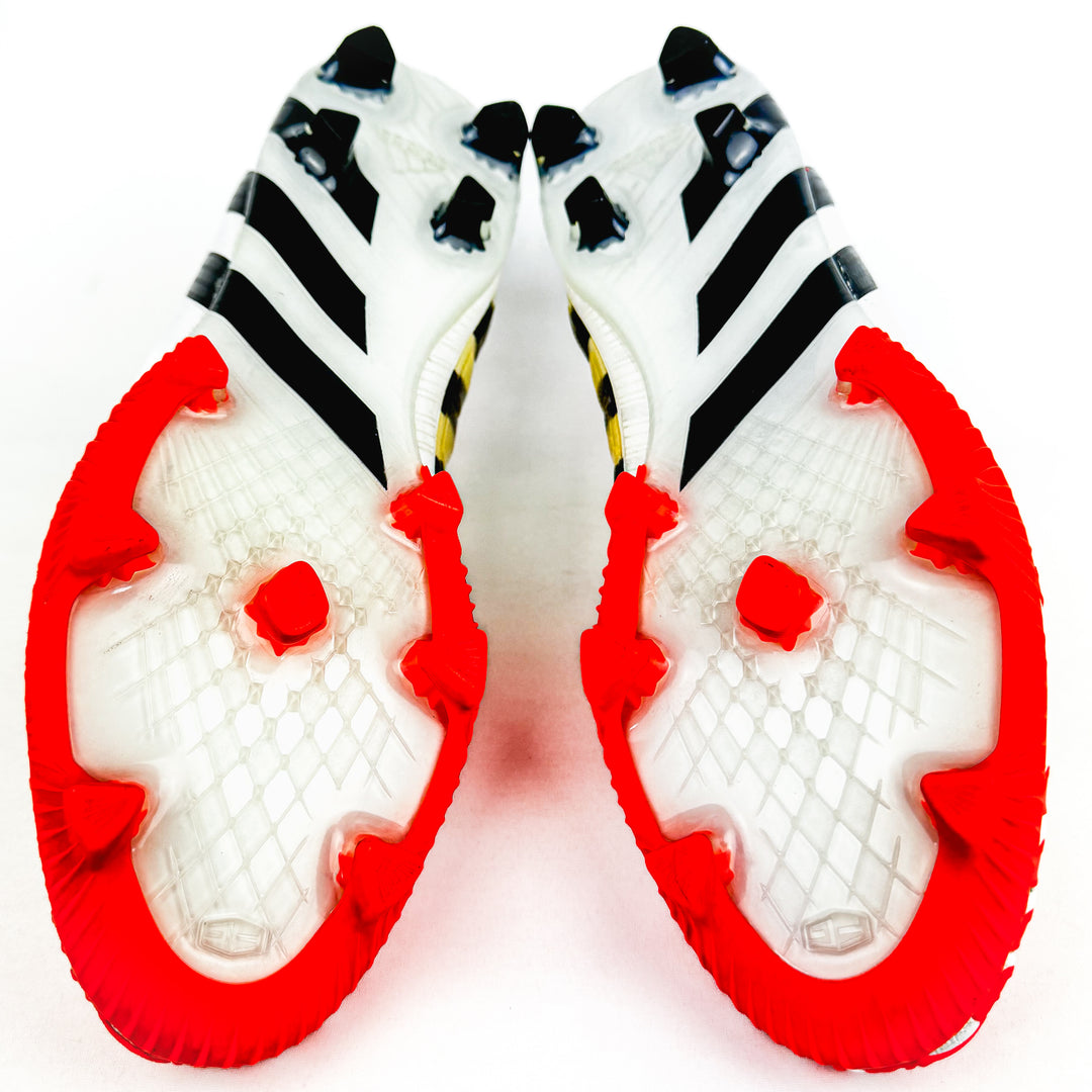 Adidas Predator Instinct FG - White/Solar Red/Black *Pre-Owned*