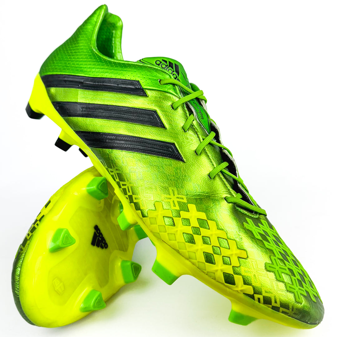 Adidas Predator LZ II FG - Ray Green/Black/ Electricity *Wore Once*