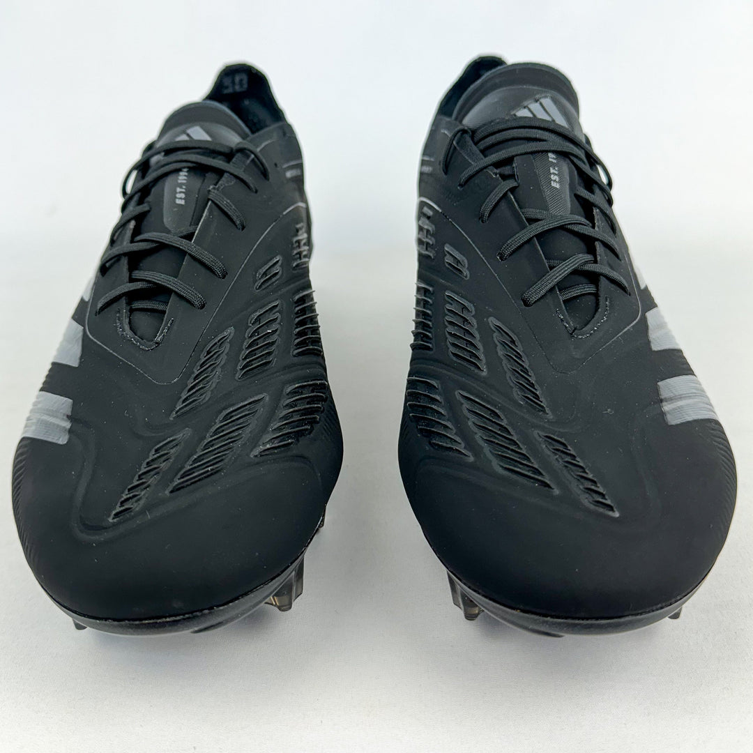 Adidas Predator Elite FG - Core Black/Carbon *Brand New*