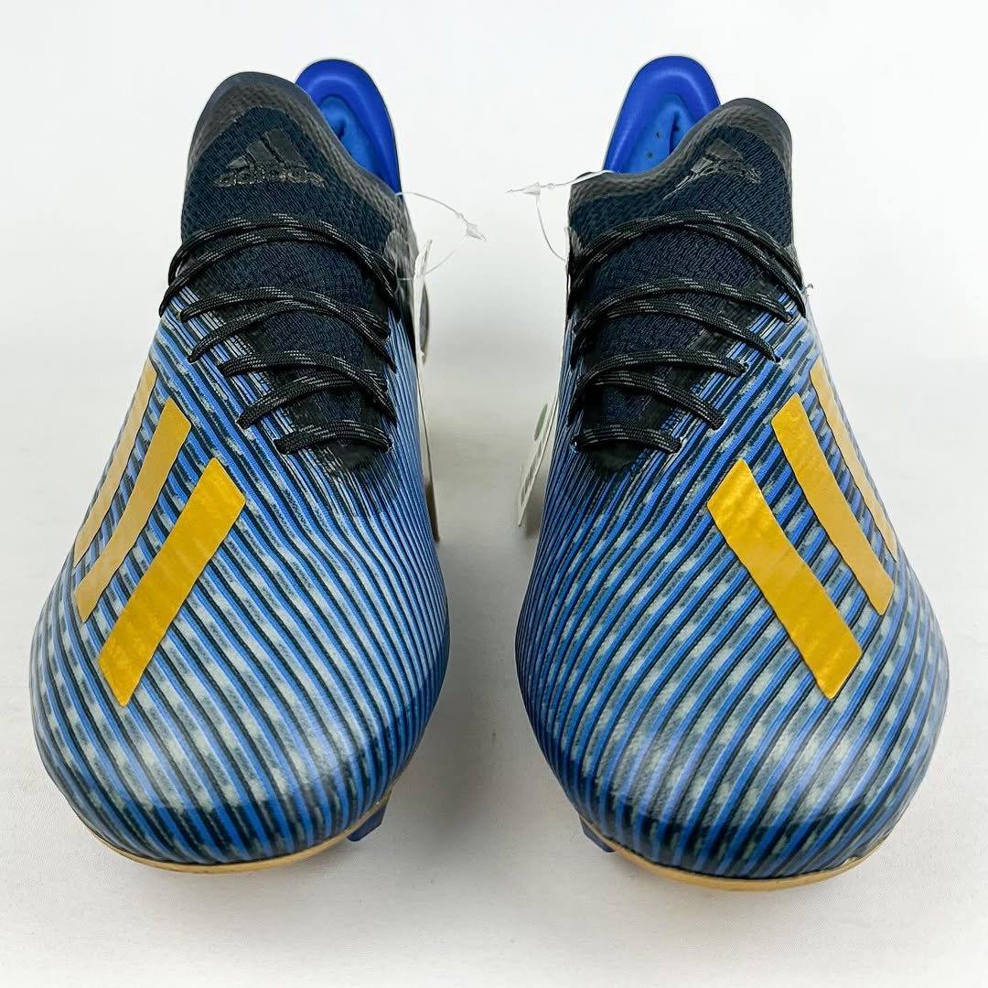 Adidas X 19.1 FG - Football Blue/Gold Metallic/Black *Brand New*