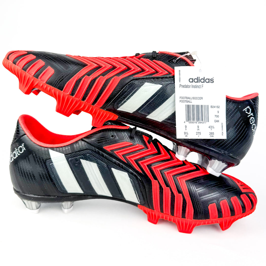 Adidas Predator Instinct FG - Black/Solar Red/White *In Box*