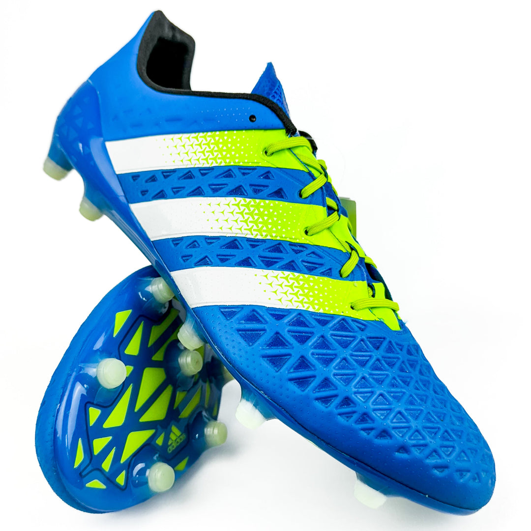 Adidas Ace 16.1 FG - Shock Blue/Semi Solar Slime/White *Brand New*
