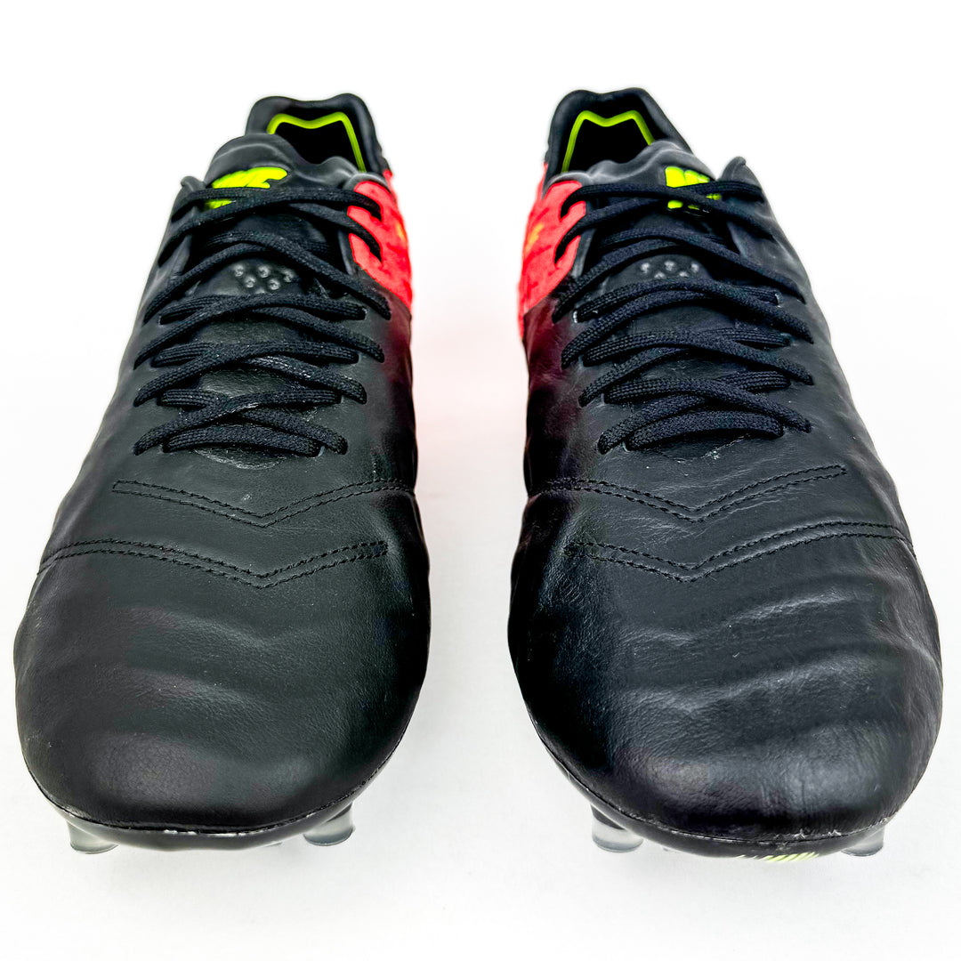 Nike Tiempo Legend VI Elite FG - Black/Hyper Orange/White/Volt *Brand New*
