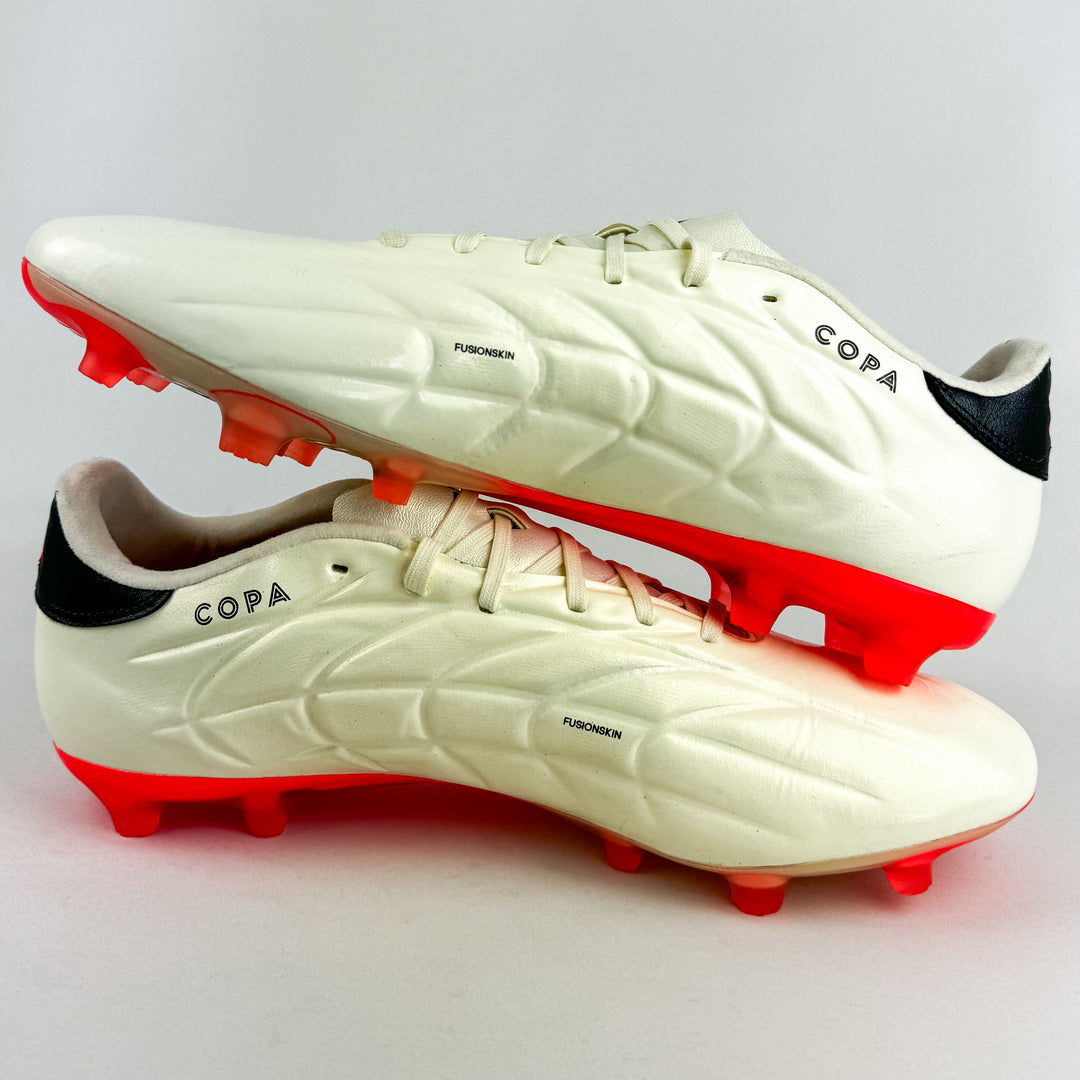 Adidas Copa Pure II Pro FG - Ivory/Core Black/Solar Red *Brand New*