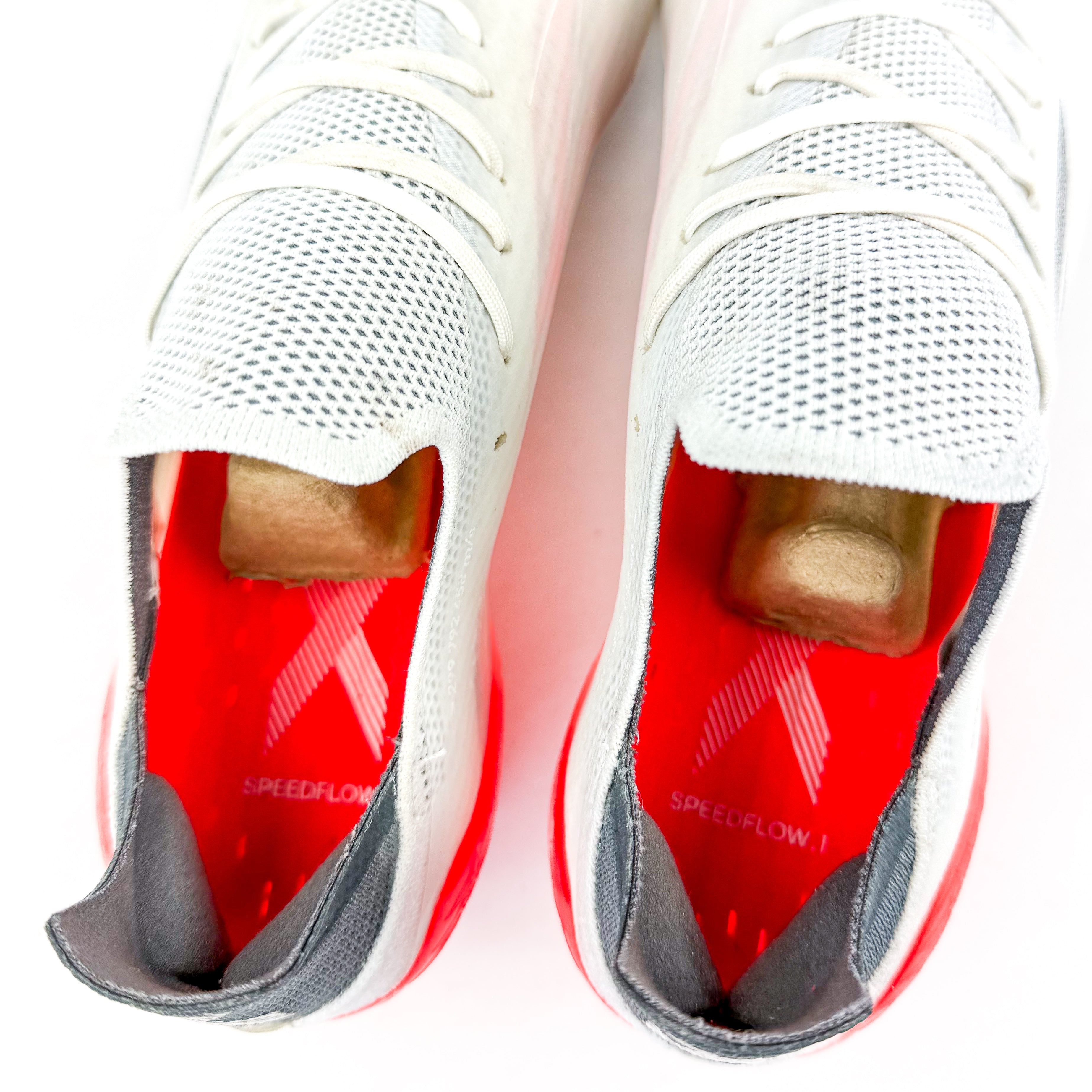 Adidas X Speedflow .1 SG - White/Iron Metallic/Solar Red *As New