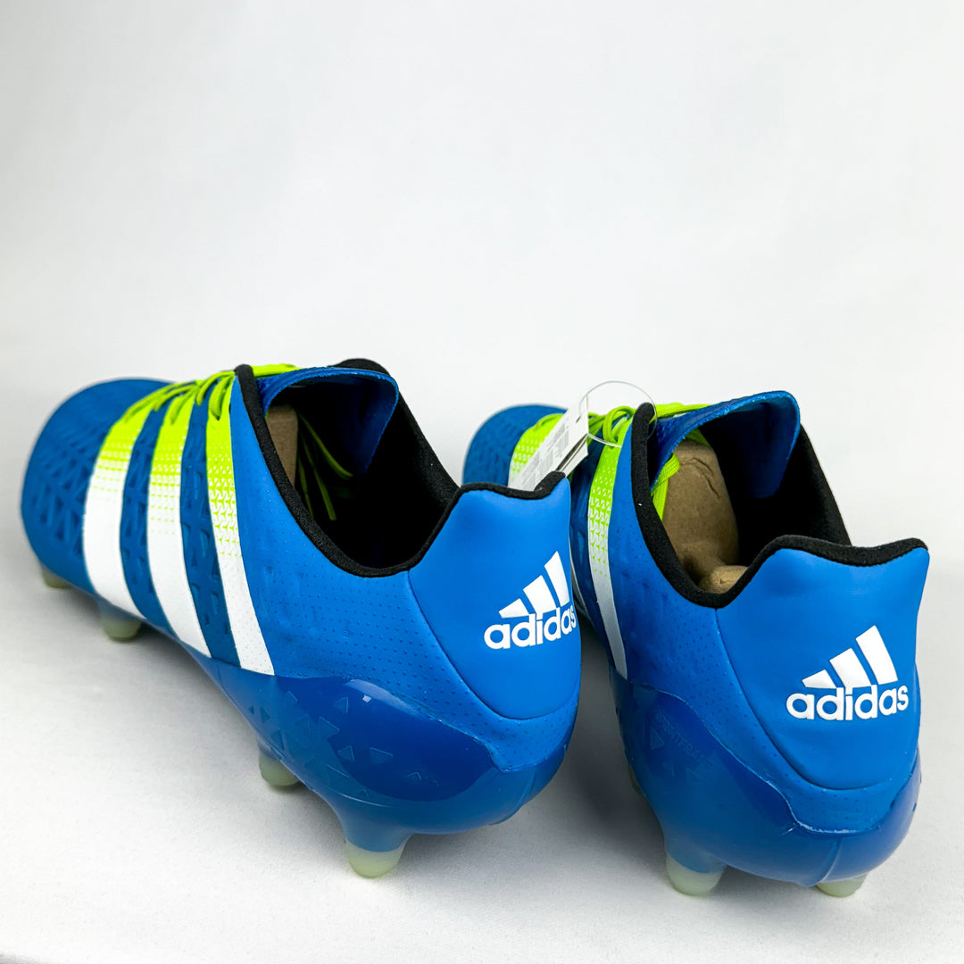 Adidas Ace 16.1 FG - Shock Blue/Semi Solar Slime/White *Brand New*