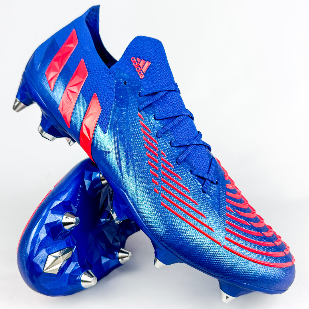 Adidas Predator Edge .1 Low SG - Hi-Res Blue/Turbo *In Box*