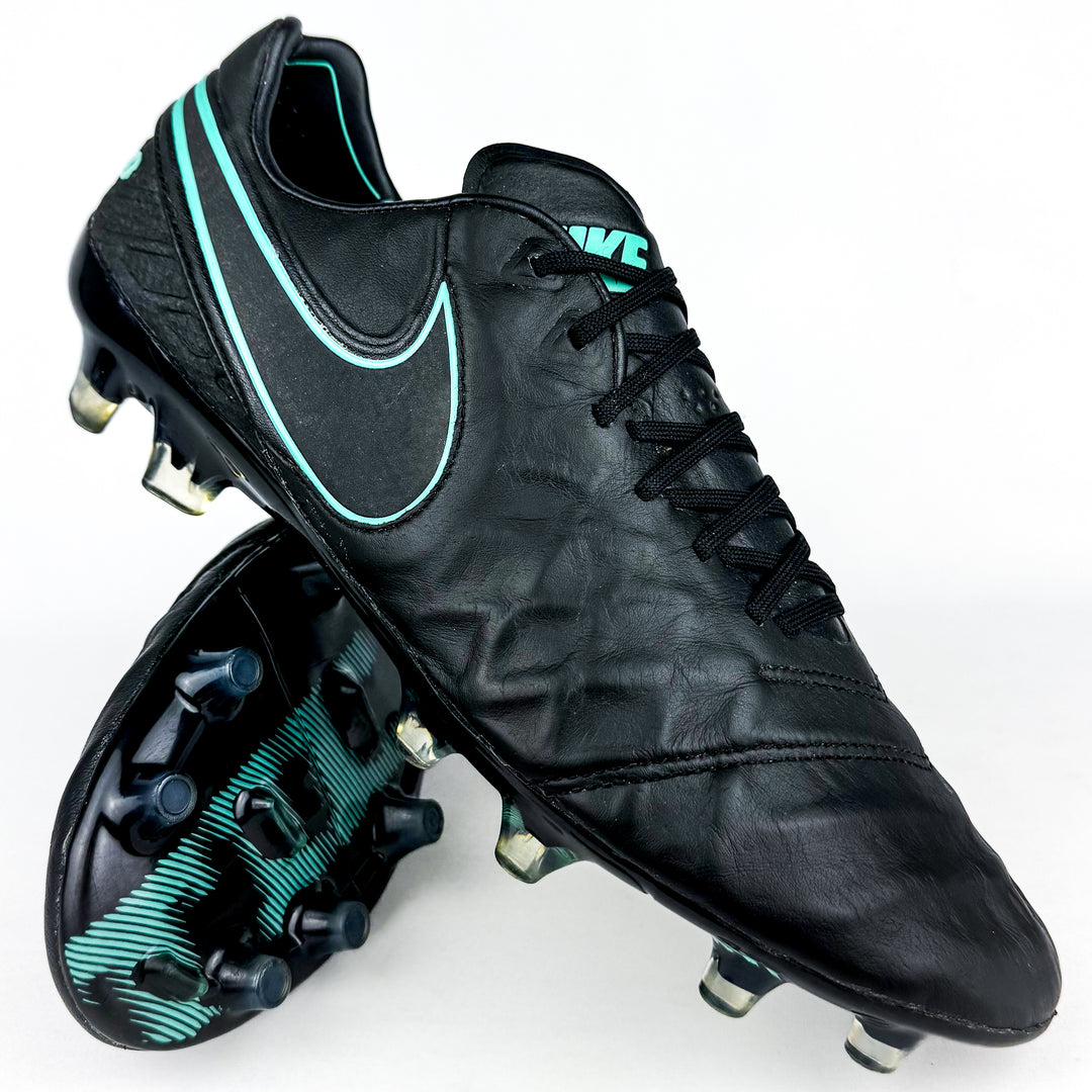 Nike Tiempo Legend VI Elite FG - Black/Hyper Turquoise *As New*