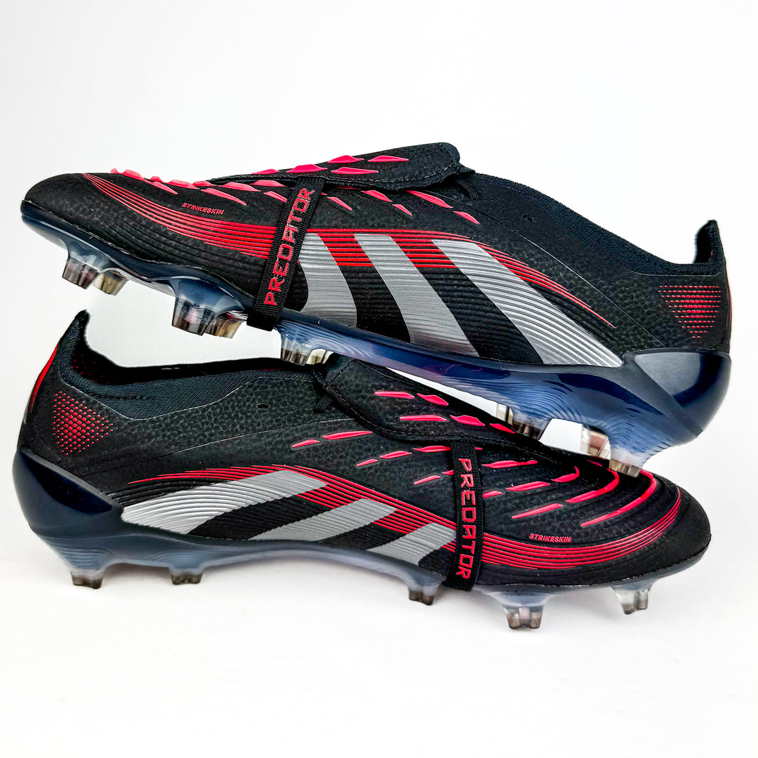Adidas Predator Elite Tongue FT FG - Core Black/Grey Four/Lucid Red *In Box*