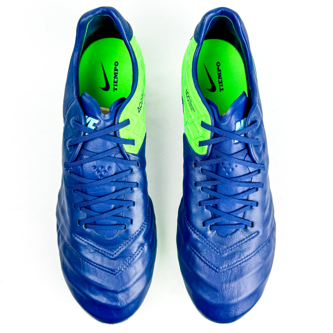 Nike Tiempo Legend VI Elite FG - Coastal Blue/Polarized Blue/Rage Green *Brand New*