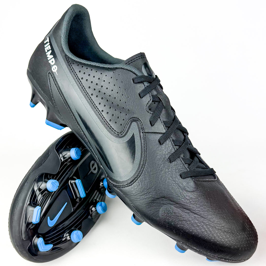 Nike Tiempo Legend 9 Academy FG - Black/Dark Smoke Grey/Summit White *Brand New*