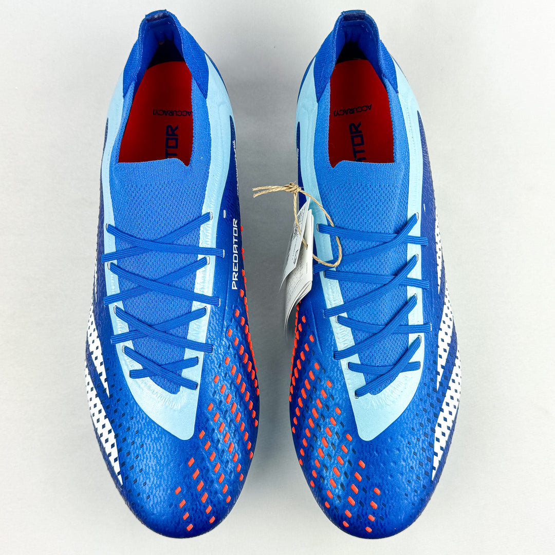 Adidas Predator Accuracy .1 Low SG - Bright Royal Blue/White/Blue Bliss/Infrared *In Box*