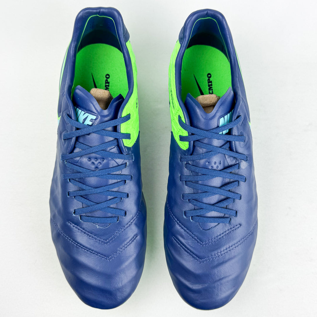 Nike Tiempo Legend VI Elite SG-Pro - Coastal Blue/Polarized Blue/Rage Green *Brand New*