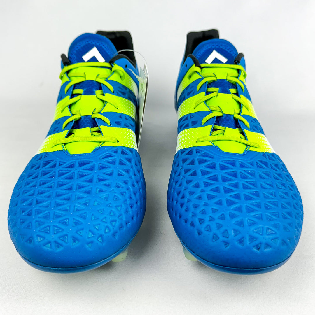 Adidas Ace 16.1 FG - Shock Blue/Semi Solar Slime/White *Brand New*