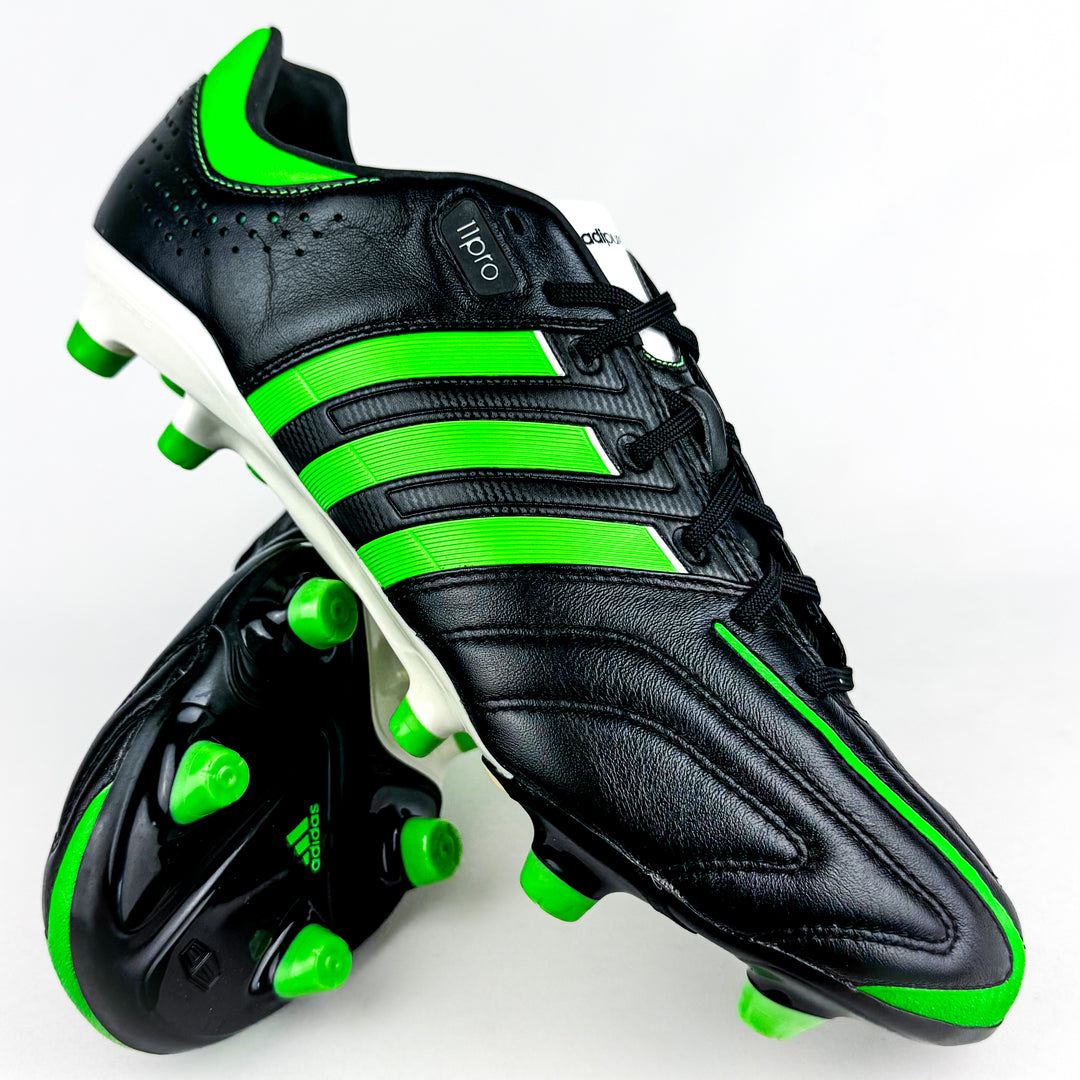 Adidas Adipure 11Pro FG - Black/Green Zest/White *Brand New*