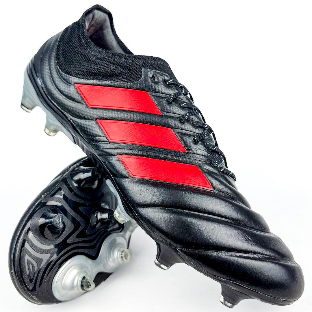 Adidas Copa 19.1 FG - Black/Hi-Res Red/Silver Metallic *As New*