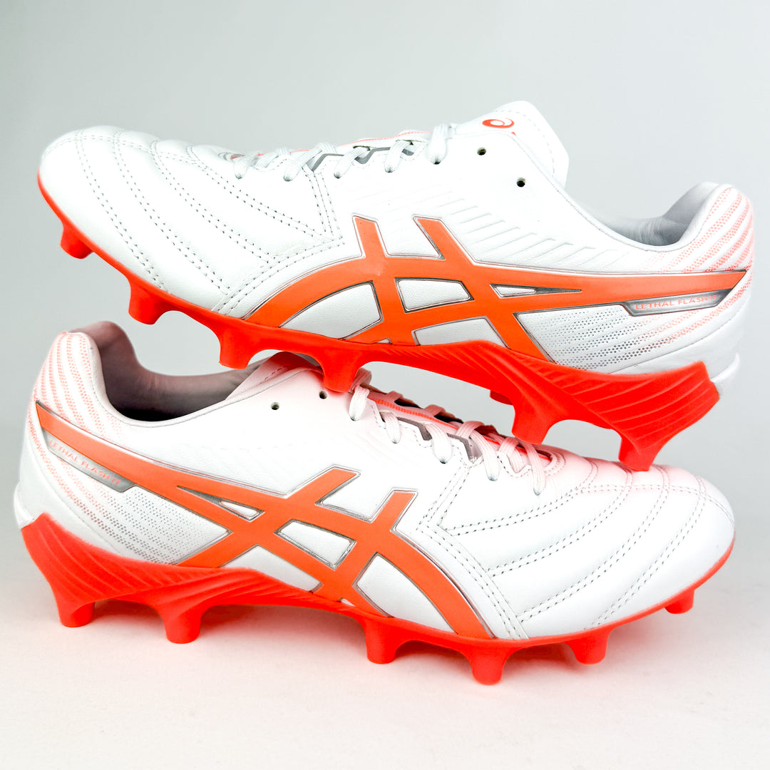 ASICS Lethal Flash IT FF 3 FG - White/Vivid Coral *In Box*