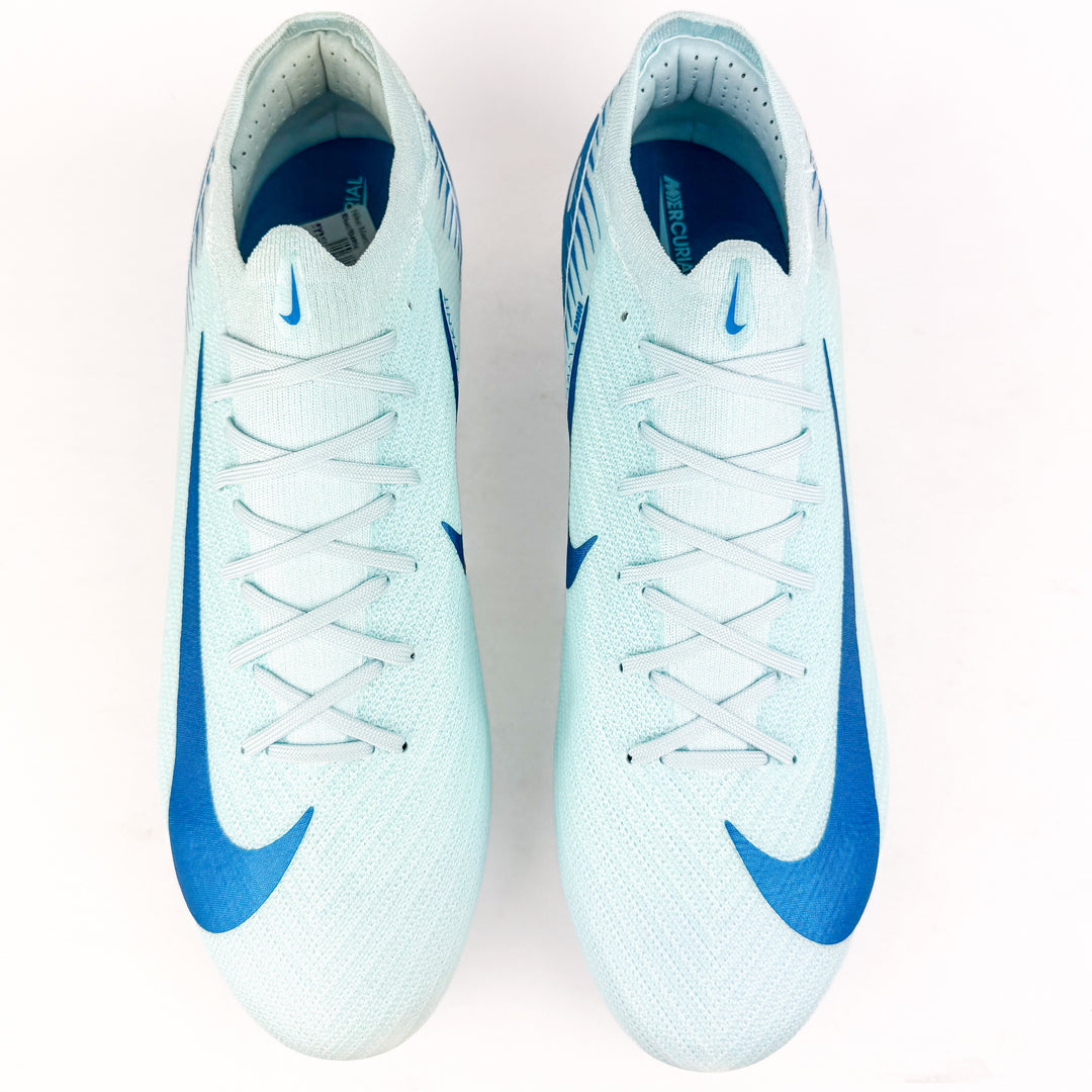 Nike Air Zoom Mercurial Vapor 16 Pro FG - Glacier Blue/Blue Orbit *Brand New*