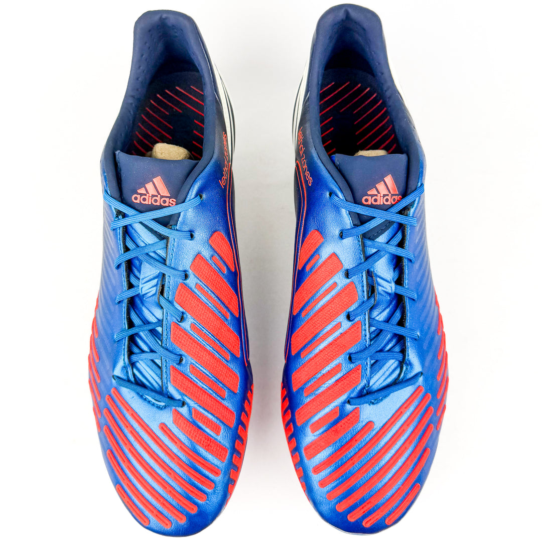 Adidas Predator LZ FG - Blue/White/Infrared *Wore Once*